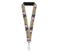 Buckle-Down Nickelodeon Keys,Keychain,Wallet,ID Card Holder,with Quick Release L