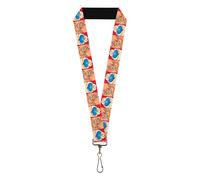 Buckle-Down Nickelodeon Lanyard, Ren and Stimpy Pose Blocks, Elastic