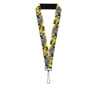 Buckle-Down Nickelodeon Lanyard, Teenage Mutant Ninja Turtles Shredder Pose and