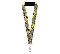 Buckle-Down Nickelodeon Lanyard, Teenage Mutant Ninja Turtles Shredder Pose and