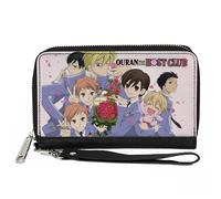 Buckle-Down Ouran High School Host Club Wallet, Zip Around, Ouran Host Club Rose