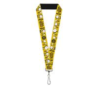 Buckle-Down Peanuts Lanyard, Peanuts I Am Charlie Brown Poses and Zig Zag Stripe