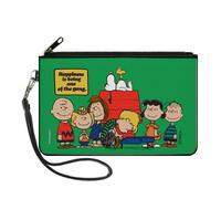 Buckle-Down Peanuts Wallet, Zip Clutch, Peanuts Gang 75th Hapiness Is Being One
