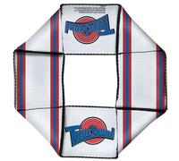 Buckle-Down Pet Flyer Toy - Space Jam Tune Squad Logo Stripe White/Red/Blue