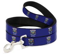 Buckle-Down Pet Leash, Dog Leash, Michigan Flag Continuous, 4 Feet Long 0.5 Inch