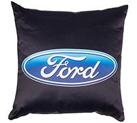Buckle-Down Pillow-Throw-Ford Oval Logo Black/Blue Cuscino da tiro, Poliestere, Multicolore, OSFM
