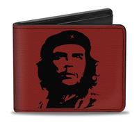 Buckle-Down Portafoglio Bifold Che Guevara Accessori da Viaggio bi-Fold, Multicolore, 4.0" x 3.5" Uomo