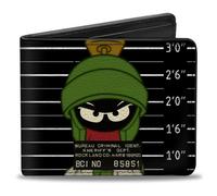Buckle Down Portafoglio bifold Marvin il Marziano, Multicolore, 4.0" x 3.5", Uomo
