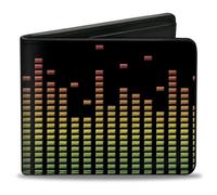 Buckle-Down Portafoglio bipieghevole, equalizzatore DC nero/multicolore