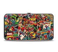 Buckle-Down Portafoglio Cerniera-Avengers, Multicolore, No Size Donna