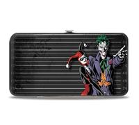 Buckle-Down - Portafoglio Cerniera Portafoglio - Harley Quinn Joker Donna, Multicolore
