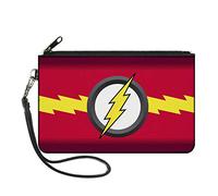 Buckle-Down Portafoglio con cerniera The Flash, accessorio grande, 20,3 x 12,7 cm