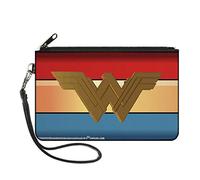 Buckle-Down Portafoglio con Cerniera Wonder Woman Large, Measures 8.0 X5.0, with 4 cardslots, a Billfold, And a Pouch Donna