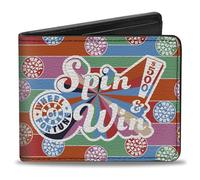 Buckle-Down Wheel of Fortune Wallet, Bifold, Wheel of Fortune Spin and Win Wheel