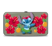 Buckle-Down Portafoglio da donna con cerniera, Lilo & Stitch, 17,8 x 10,2 cm, Lilo e Stitch, 7" x 4", Buckle-down Portafoglio con cerniera - Lilo & Stitch