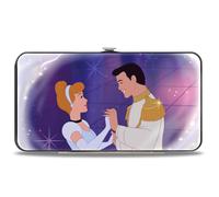 Buckle-Down Portafoglio da donna con cerniera standard, Cenerentola, 17,8 x 10,2 cm