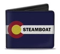 Buckle-Down Portafoglio da uomo Bifold Colorado, 10,1 cm x 8,89 cm