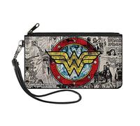 Buckle Down Portafoglio donna Zip Wonder Woman Small Multicolore 16,5 x 8,9 cm