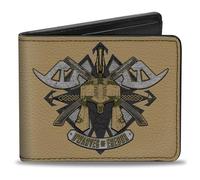 Buckle-Down The Hobbit Wallet, Bifold, The Hobbit Dwarves of Erebor Shield and H