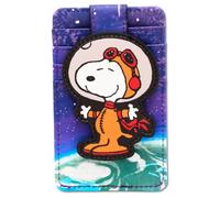 Buckle-Down Portafoglio Peanuts, Portafoglio con personaggio, Porta carte d'identità, Peanuts Astronauta Snoopy Pose Blues, Pelle Vegana
