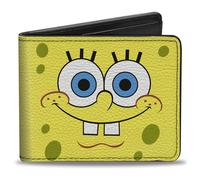 Buckle-Down - Portafoglio unisex da adulto, con spugna Bob Face Close-up a 2 pieghe, multicolore