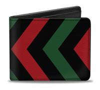 Buckle-Down Portafoglio uomo Bifold Chevron, 4" x 3.5"