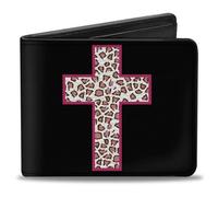 Buckle-Down Portafoglio uomo Bifold Crosses, 4"x 3,5"