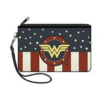 Buckle-Down Portamonete in Tela Wonder Woman, Multicolore, 4.25" x 3.25" Donna