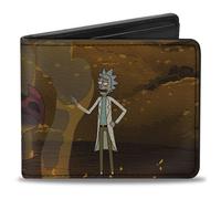 Buckle-Down Rick and Morty Wallet, Bifold, Rick and Balthromaw Dragon World Talk