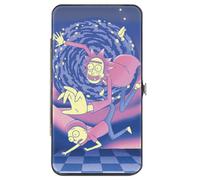 Buckle-Down Rick and Morty Wallet, Hinged, Rick and Morty Portal Pose and Icon B