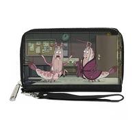 Buckle-Down Rick and Morty Wallet, Zip Around, Rick and Morty Shrimp Ricks Talki
