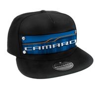 Buckle-Down Snapback Hat-Camaro Ss Abstract Blues/Orange/White One Size Multicol