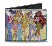 Buckle-Down Spy x Family Wallet, Bifold, Winx Club Character Group Pose and Logo
