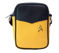 Buckle-Down Star Trek Vegan Leather Crossbody Bag with Adjustable Strap, USS Ent
