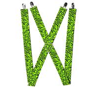 Buckle-Down Suspenders, Cheebra Green Black