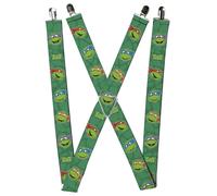 Buckle-Down Suspenders - Classic Teenage Mutant Ninja Turtles Turtle 2 Accessory
