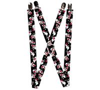 Buckle-Down Suspenders-Sylvester The Cat Expressions Scattered Black Bretelle, Multicolore, Taglia Unica Uomo