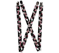 Buckle-Down Suspenders-Sylvester The Cat Expressions Scattered Black Suspensori, Multicolore, Taille Unique da uomo, multicolore, Taglia unica