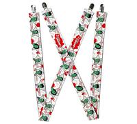 Buckle-Down Suspenders, Zombie Chomp 1.5-Inch Wide Regular