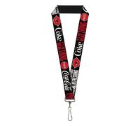 Buckle-Down The Coca-Cola Company Lanyard, Coca Cola Enjoy Coke Its the Real Thi