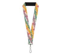 Buckle-Down The Coca-Cola Company Lanyard, Coca Cola Script Logo Stacked Pop Art