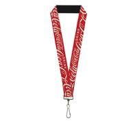 Buckle-Down The Coca-Cola Company Lanyard, Drink Coca Cola Typograpy Logo Scatte