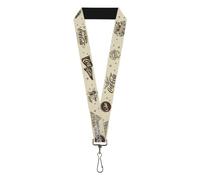 Buckle-Down The Coca-Cola Company Lanyard, Vintage Coca Cola Coke Icons and Ad L