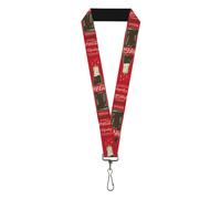 Buckle-Down The Coca-Cola Company Lanyard, Vintage Coca Cola Delicious Go Refres