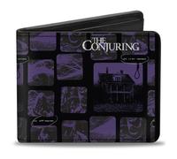 Buckle-Down The Conjuring Wallet, Bifold, The Conjuring House Scene Blocks Black