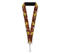 Buckle-Down The Flintstones Lanyard, Post Cocoa Pebbles Logo and Vivid Cereal Br
