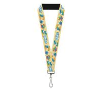 Buckle-Down The Smurfs Lanyard, The Smurfs Beach Day Fun Scene and Title Logo, E