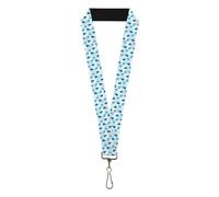 Buckle-Down The Smurfs Lanyard, The Smurfs Blast Off Free Silhouette Pose White