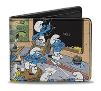 Buckle-Down The Smurfs Wallet, Bifold, The Smurfs School Classroom Scene, Vegan