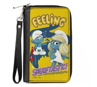 Buckle-Down The Smurfs Wallet, Zip Around, The Smurfs Feeling Smurftastic Pose